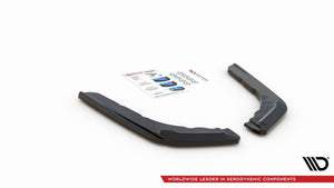Maxton Rear Side Splitters V.3 BMW M4 F82 - Gloss Black