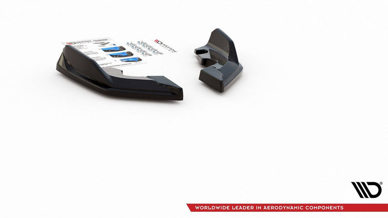 Maxton side splitters til BMW 1 M-Pack / M135i / 128ti F40 – blank sort – billede 4 af 4