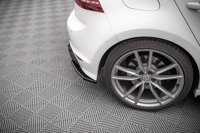 Maxton side splitters til Volkswagen Golf R Mk7 – blank sort – billede 2 af 5