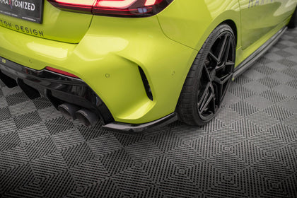 Maxton side splitters til BMW 1 M-Pack / M135i / 128ti F40 – blank sort – billede 1 af 5