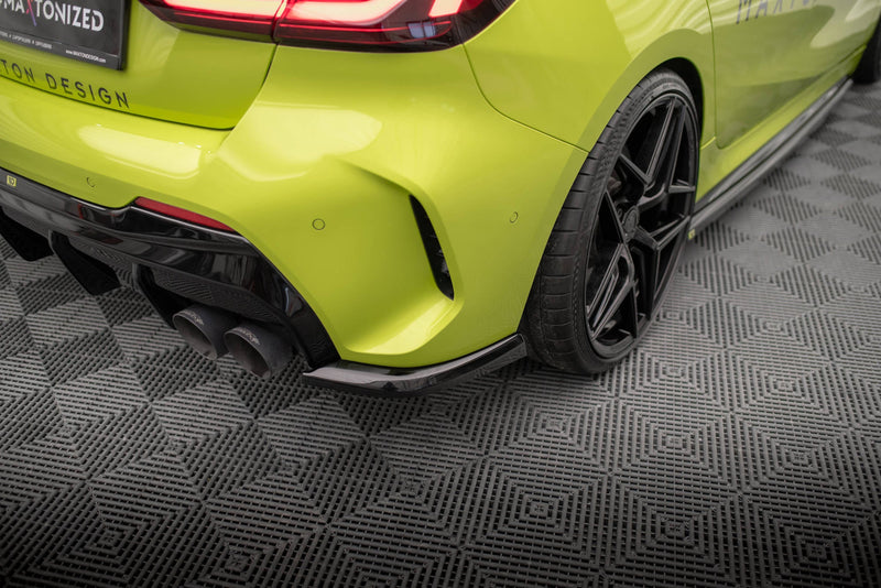 Maxton side splitters til BMW 1 M-Pack / M135i / 128ti F40 – blank sort – billede 1 af 5