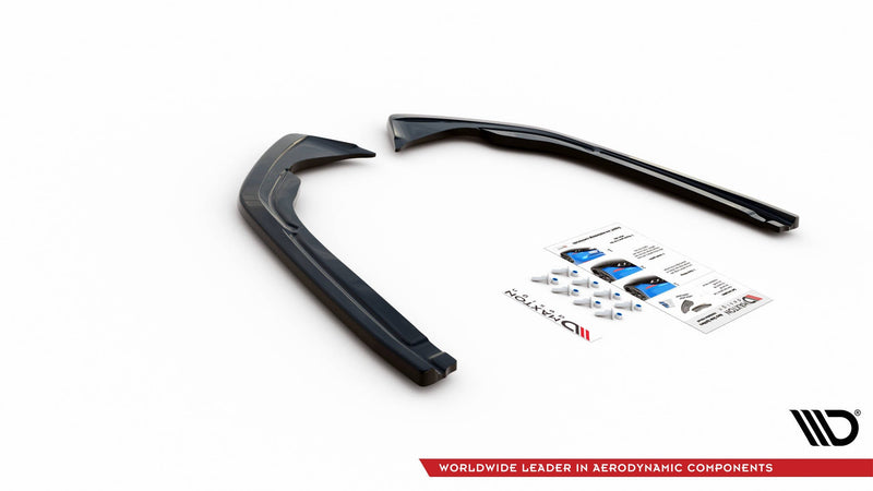 Maxton side splitters til Volkswagen Arteon R-Line Sedan / Shooting Brake Mk1 Facelift – blank sort – billede 4 af 4