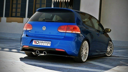Maxton Rear Side Splitters VW Golf VI R - Gloss Black