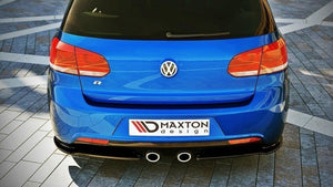 Maxton Rear Side Splitters VW Golf VI R - Gloss Black