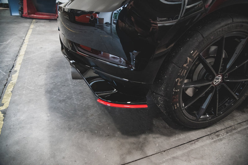 Maxton side splitters til Volkswagen Golf Mk7 GTI TCR – blank sort – billede 6 af 11