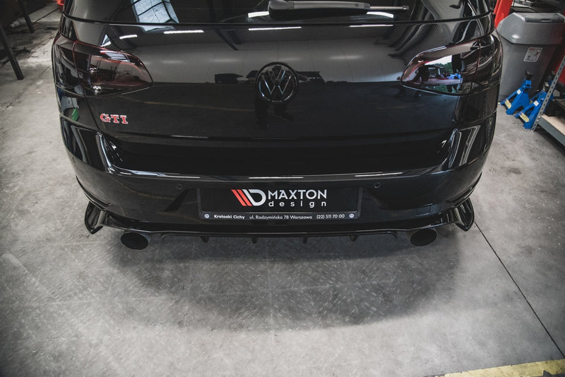 Maxton side splitters til Volkswagen Golf Mk7 GTI TCR – blank sort – billede 2 af 11