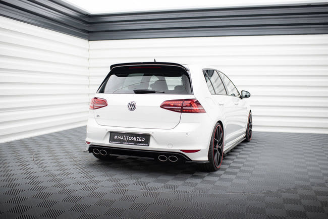 Maxton side splitters til Volkswagen Golf Mk7 R – blank sort – billede 2 af 5