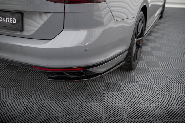 Maxton side splitters til Volkswagen Passat R-Line B8 Facelift – blank sort – billede 1 af 6