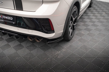 Maxton Rear Side Splitters Volkswagen T-Roc R Mk1 Facelift - Gloss Black