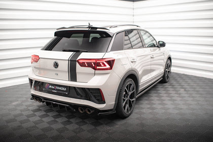 Maxton Rear Side Splitters Volkswagen T-Roc R Mk1 Facelift - Gloss Black