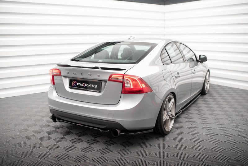 Maxton side splitters til Volvo S60 Mk2 – blank sort – billede 2 af 6