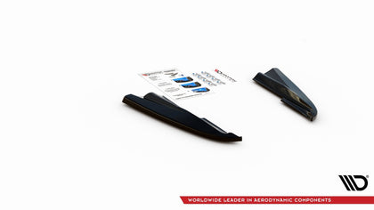 Maxton side splitters til Volvo S60 R-Design Mk2 Facelift – blank sort – billede 3 af 4