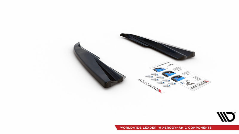 Maxton side splitters til Volvo S60 R-Design Mk2 Facelift – blank sort – billede 4 af 4