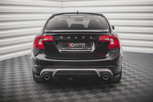 Maxton side splitters til Volvo S60 R-Design Mk2 Facelift – blank sort – billede 2 af 4