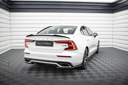 Maxton side splitters til Volvo S60/V60 R-Design Mk3 – blank sort – billede 3 af 5
