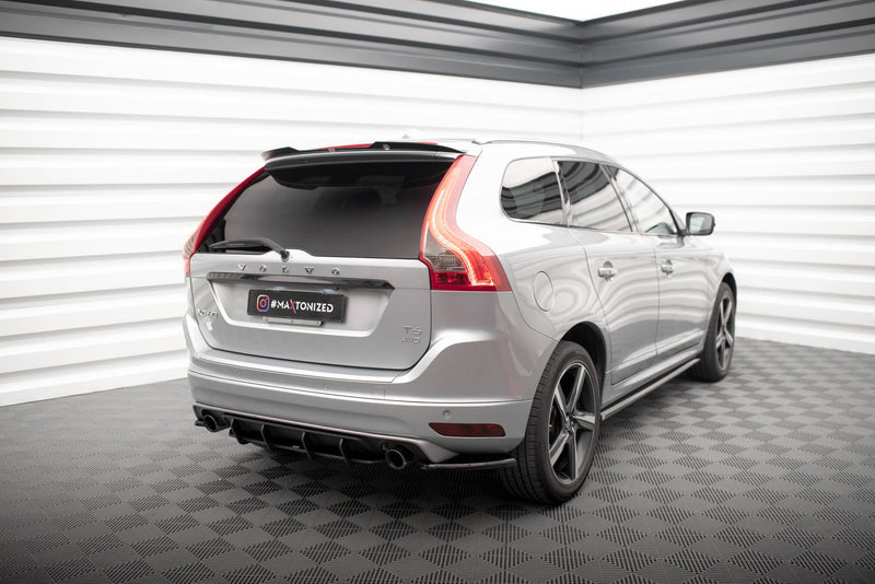 Maxton side splitters til Volvo XC60 R-Design Mk1 Facelift – blank sort – billede 2 af 5