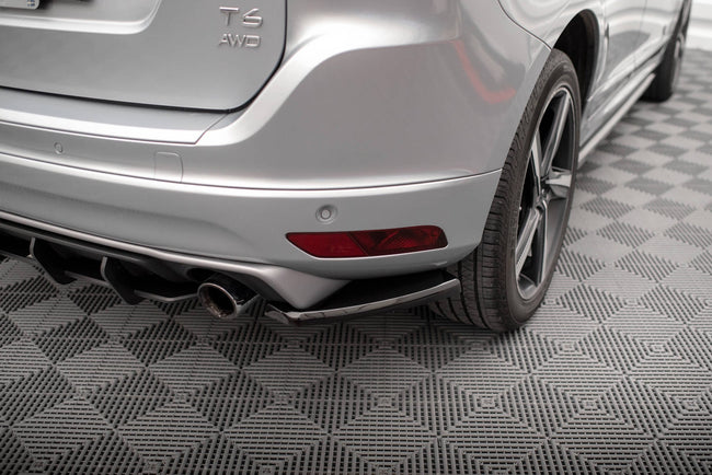 Maxton side splitters til Volvo XC60 R-Design Mk1 Facelift – blank sort – billede 1 af 5