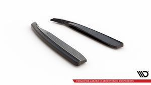 Maxton Rear Side Splitters Mercedes C-Class S205 63Amg Estate - Gloss Black