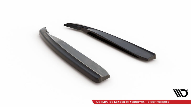 Maxton Rear Side Splitters Mercedes C-Class S205 63Amg Estate - Gloss Black