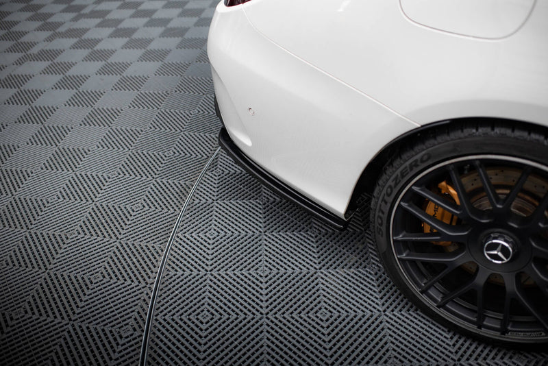 Maxton Rear Side Splitters Mercedes C-Class S205 63Amg Estate - Gloss Black