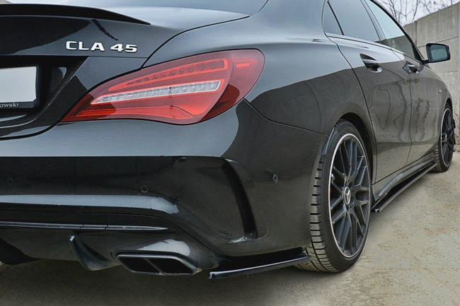 Maxton side splitters til Mercedes CLA A45 AMG C117 Facelift – blank sort – billede 1 af 4