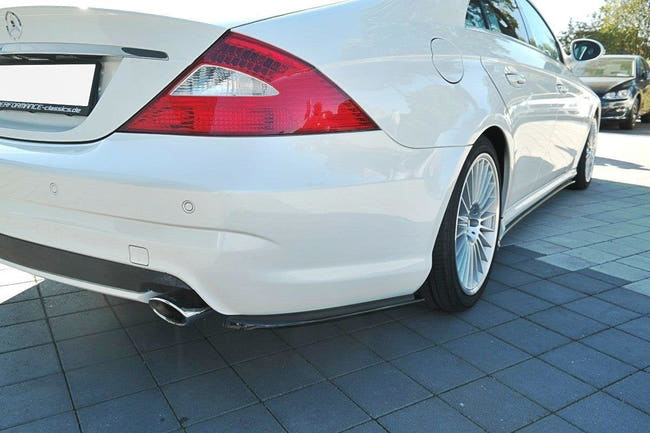 Maxton side splitters til Mercedes CLS C219 55AMG – blank sort – billede 1 af 5