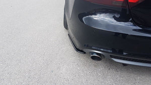 Maxton Rear Side Splitters Audi A7 Mk1 S-Line - Gloss Black