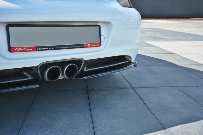 Maxton side splitters til Porsche Cayman S 987C – blank sort – billede 2 af 4