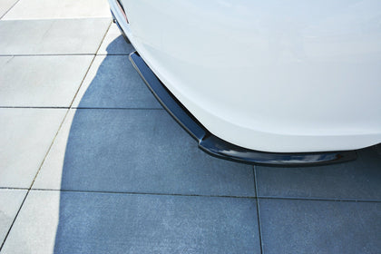 Maxton Rear Side Splitters Porsche Cayman S 987C  - Gloss Black