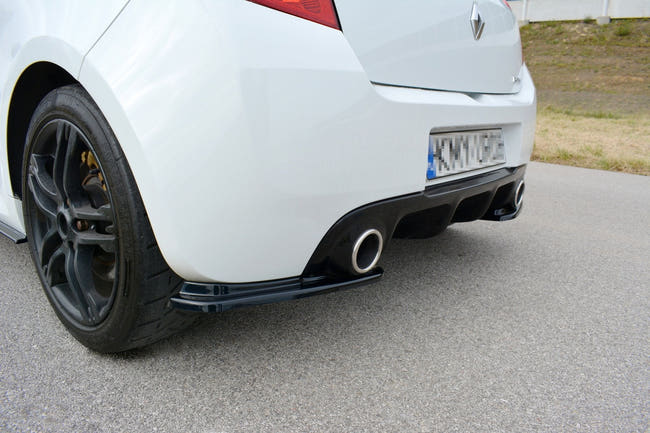 Maxton side splitters til Renault Clio Mk3 RS Facelift – blank sort – billede 1 af 4