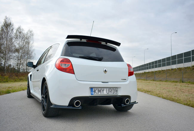 Maxton side splitters til Renault Clio Mk3 RS Facelift – blank sort – billede 2 af 4
