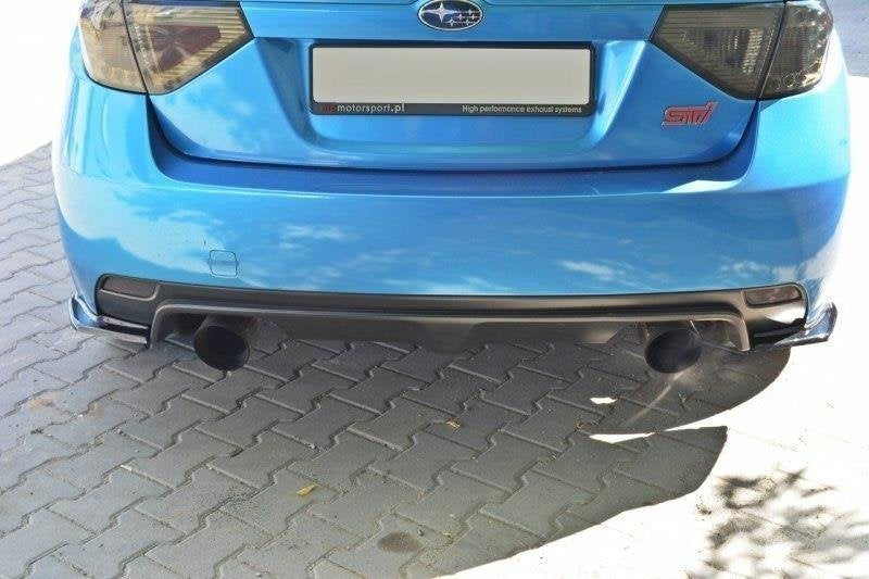 Maxton rear side splitters til Subaru Impreza WRX STI Mk3 – blank sort – billede 2 af 7