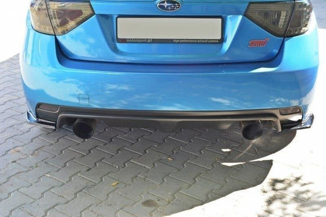 Maxton rear side splitters til Subaru Impreza WRX STI Mk3 – blank sort – billede 2 af 7