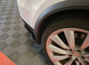Maxton Rear Side Splitters V.2 Tesla Model X  - Gloss Black