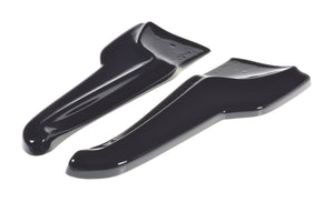 Maxton Rear Side Splitters V.2 Tesla Model X  - Gloss Black