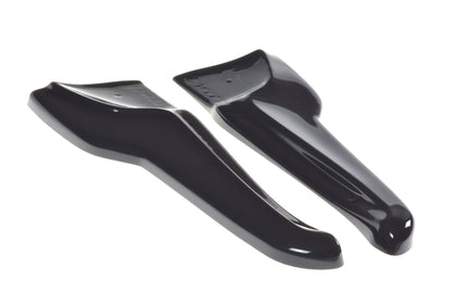 Maxton Rear Side Splitters V.2 Tesla Model X  - Gloss Black