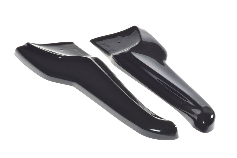 Maxton Rear Side Splitters V.2 Tesla Model X  - Gloss Black