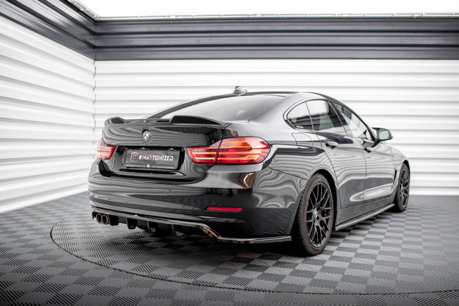 Maxton Spoiler Cap 3D BMW 4 Gran Coupe Standard / M-Pack F36 - Gloss Black