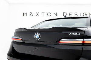 Maxton spoiler cap til BMW 7 G70 – blank sort – billede 1 af 7