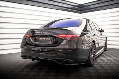 Maxton Spoiler Cap 3D Mercedes-Benz S Amg-Line W223 - Gloss Black