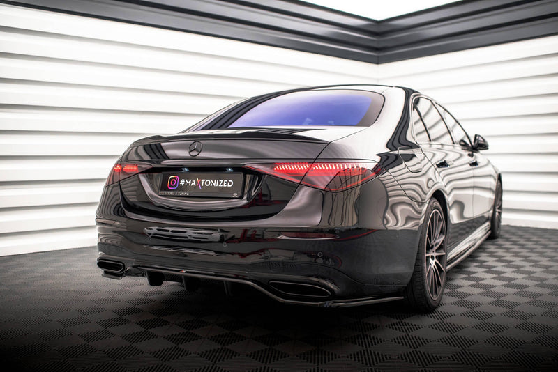 Maxton Spoiler Cap 3D Mercedes-Benz S Amg-Line W223 - Gloss Black