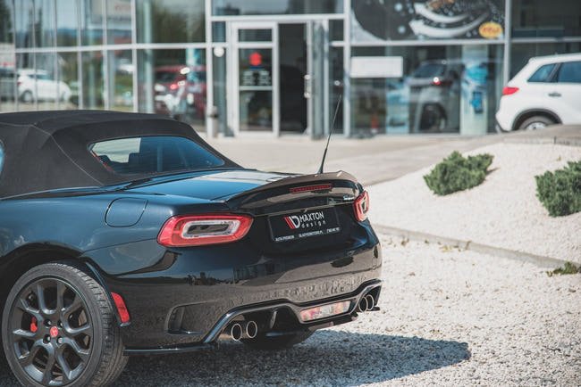 Maxton Spoiler Cap Fiat 124 Spider Abarth - Gloss Black