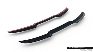 Maxton spoiler cap til Audi A6 S-Line / S6 Avant C7 / C7 Facelift – blank sort – billede 6 af 6