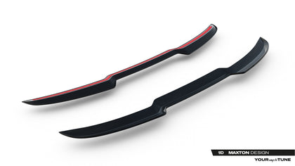 Maxton spoiler cap til Audi A6 S-Line / S6 Avant C7 / C7 Facelift – blank sort – billede 6 af 6