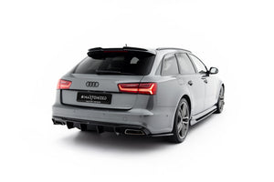 Maxton spoiler cap til Audi A6 S-Line / S6 Avant C7 / C7 Facelift – blank sort – billede 1 af 6