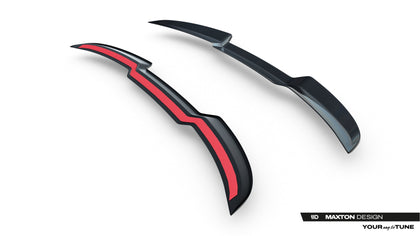 Maxton spoiler cap til Audi A6 S-Line / S6 Avant C7 / C7 Facelift – blank sort – billede 5 af 6
