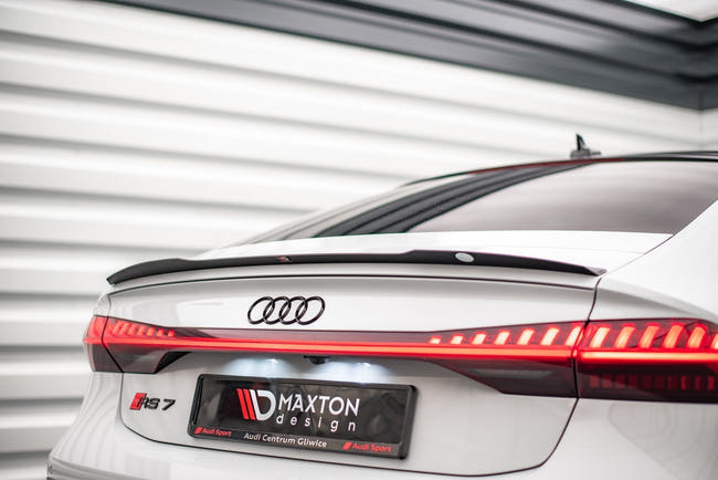 Maxton Spoiler Cap Audi A7 C8 / C8 S-Line / S7 C8 / RS7 C8 - Gloss Black