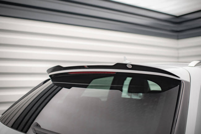 Maxton spoiler cap til Audi Q3 Sport 8U Facelift / S-Line 8U – blank sort – billede 1 af 5