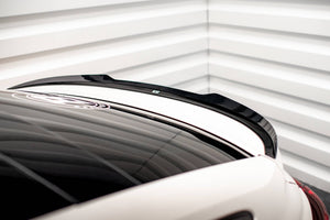 Maxton Spoiler Cap Audi Q4 E-Tron Sportback Mk1 - Gloss Black