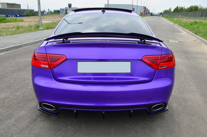 Maxton spoiler cap til Audi RS5 Mk1 (8T) Facelift – blank sort – billede 1 af 6